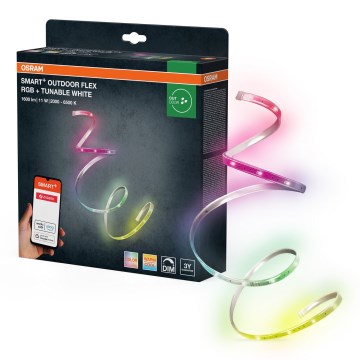 Osram - LED RGB+TW Димируема външна лента SMART+ FLEX 5m LED/11W/230V 2000-6500K IP65
