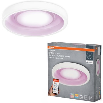 Osram- LED RGBW димируем плафон SMART+ CLARIA LED/32W/230V Ø 49 см 2700-6500K Wi-Fi