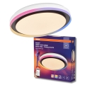 Osram - LED RGBW димируем таванен плафон SMART+ MAGIC LED/38W/230V Ø 49 см черен 2700–6500K Wi‑Fi