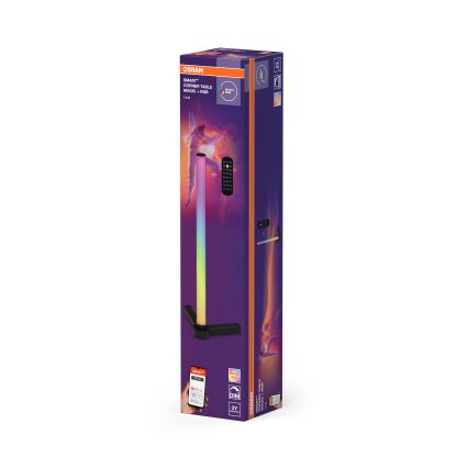 Osram - LED RGBW димируема настолна лампа SMART+ MAGIC LED/7,5W/230V 2700-6500K черна Wi-Fi + дистанционно управление