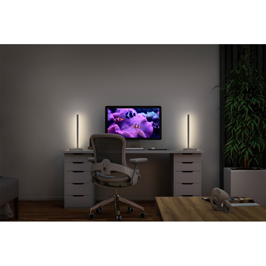 Osram - LED RGBW Димируема настолна лампа SMART+ MAGIC LED/7,5W/230V 2700-6500K сребриста Wi-Fi + дистанционно управление