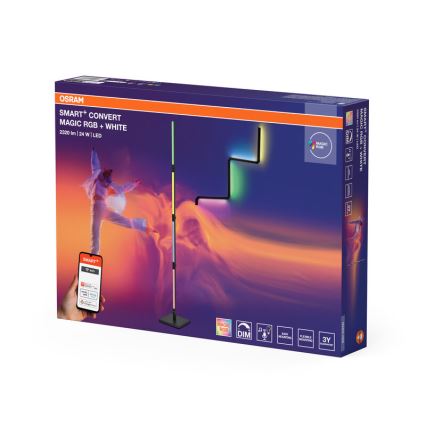 Osram - LED RGBW димируема подова лампа 2в1 SMART+ MAGIC LED/24W/230V Wi-Fi