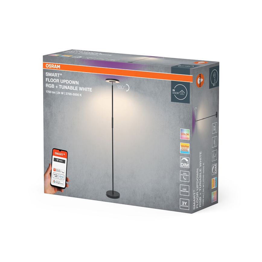 Osram - LED RGBW димируема подова лампа SMART+ FLOOR LED/24W/230V 2700-5000K Wi-Fi