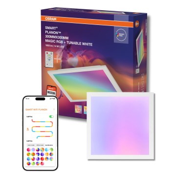 Osram - LED RGBW Димируема таванна лампа SMART+ MAGIC LED/14W/230V 2700-6500K 30x30 cm Wi-Fi + дистанционно управление