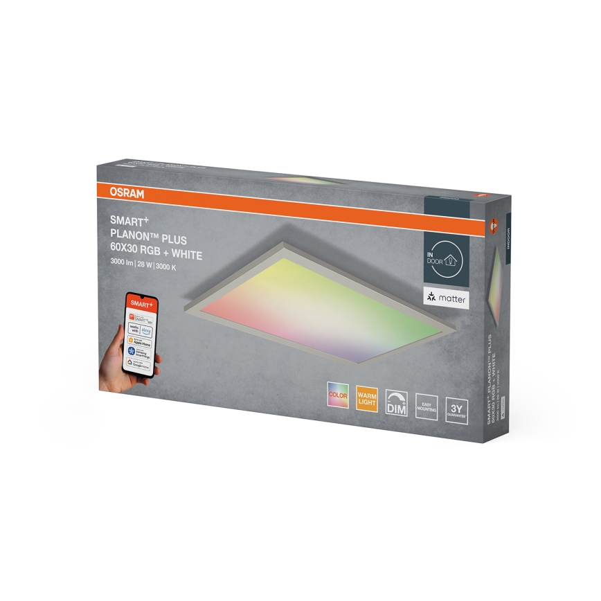Osram - LED RGBW димируемо таванно осветително тяло SMART+ PLANON LED/28W/230V 60x30 cm Wi-Fi