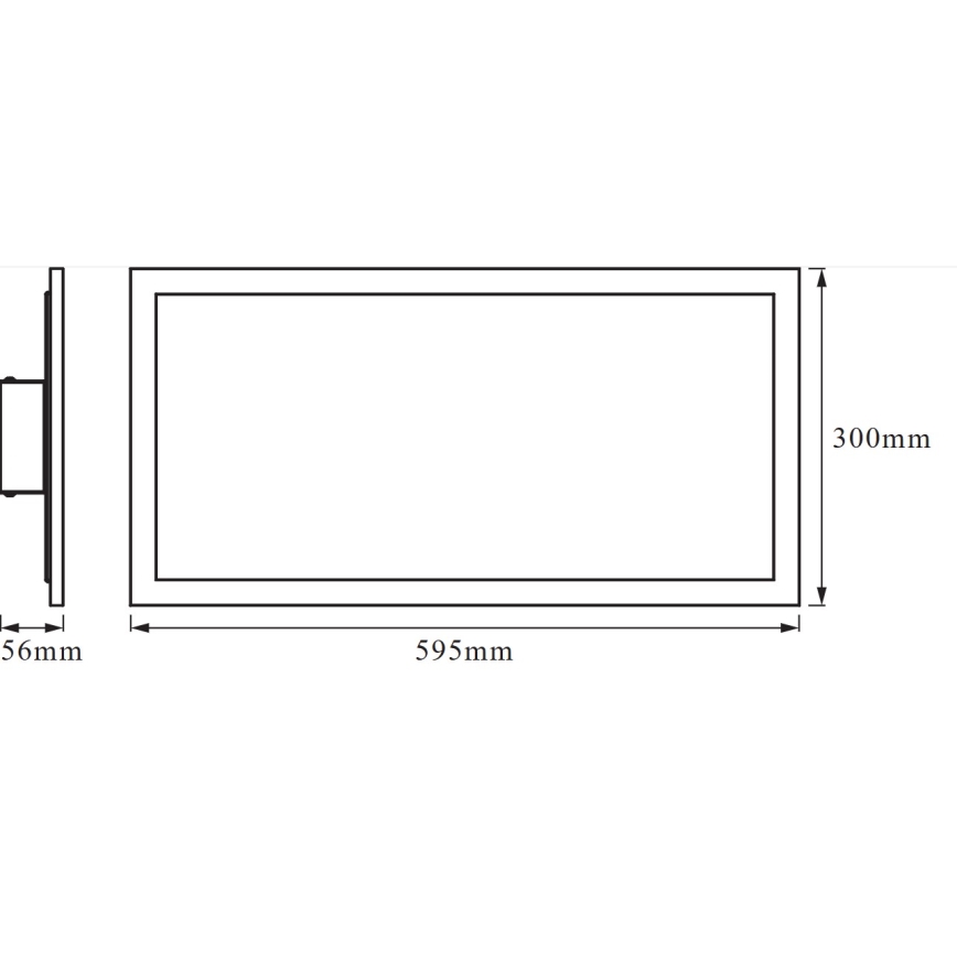 Osram - LED RGBW димируемо таванно осветително тяло SMART+ PLANON LED/28W/230V 60x30 cm Wi-Fi