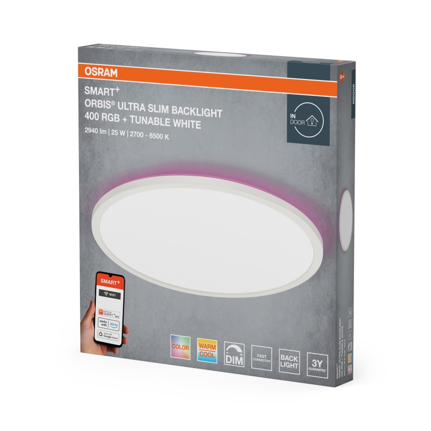 Osram - LED RGBW димируема таванна лампа SMART+ ORBIS LED/25W/230V диам. 40 см 2700-6500K Wi-Fi