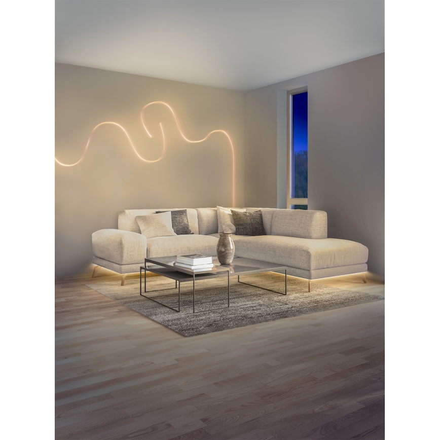 Osram - LED RGBW димируема външна лента SMART+ MAGIC 5 m LED/21 W/230 V IP44 Wi-Fi + дистанционно управление