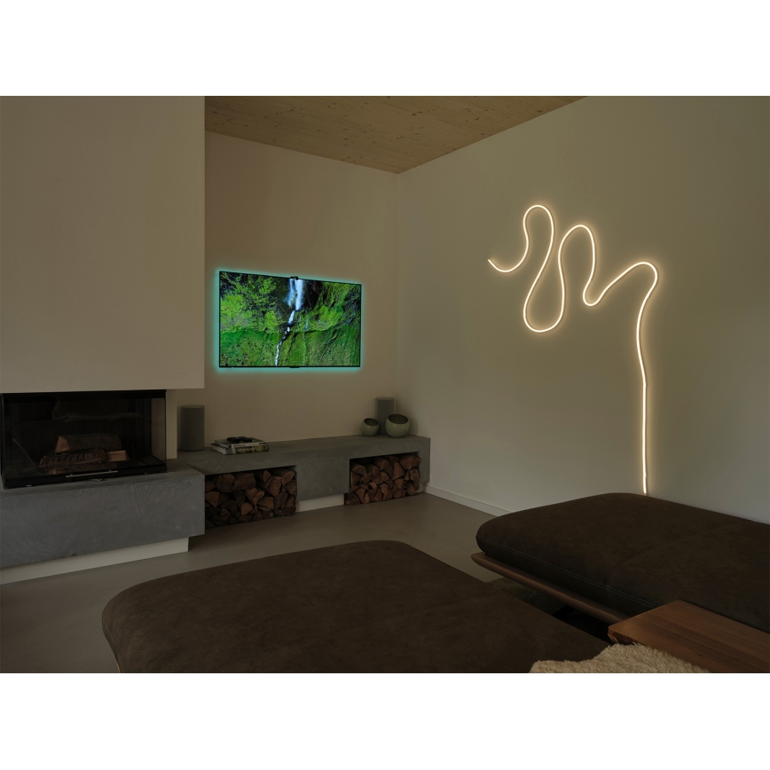 Osram - LED RGBW димируема външна лента SMART+ MAGIC 5 m LED/21 W/230 V IP44 Wi-Fi + дистанционно управление