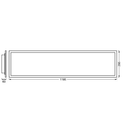 Osram - LED RGBW димируемо таванно осветително тяло SMART+ MAGIC LED/36W/230V 2700-6500K Wi-Fi + дистанционно управление