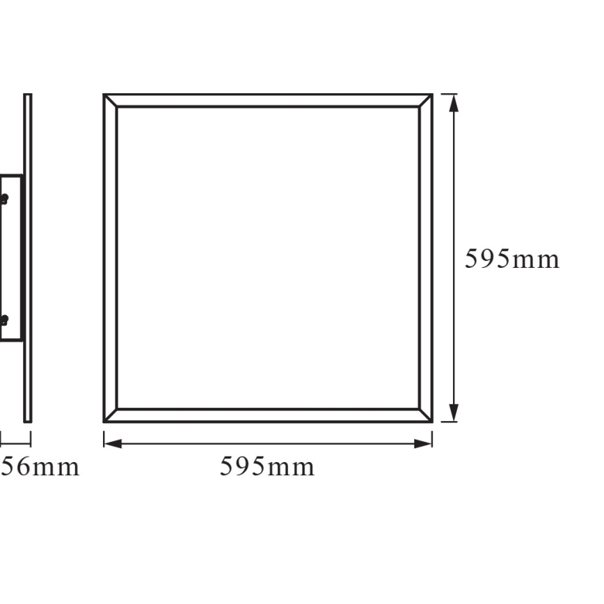 Osram - LED RGBW димируемо таванно осветително тяло SMART+ PLANON LED/36W/230V 60x60 cm Wi-Fi
