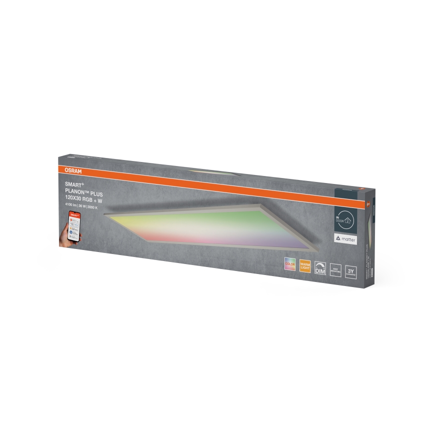 Osram - LED RGBW димируемо таванно осветително тяло SMART+ PLANON LED/36W/230V 120x30 см Wi-Fi
