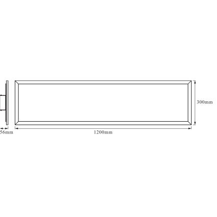 Osram - LED RGBW димируемо таванно осветително тяло SMART+ PLANON LED/36W/230V 120x30 см Wi-Fi