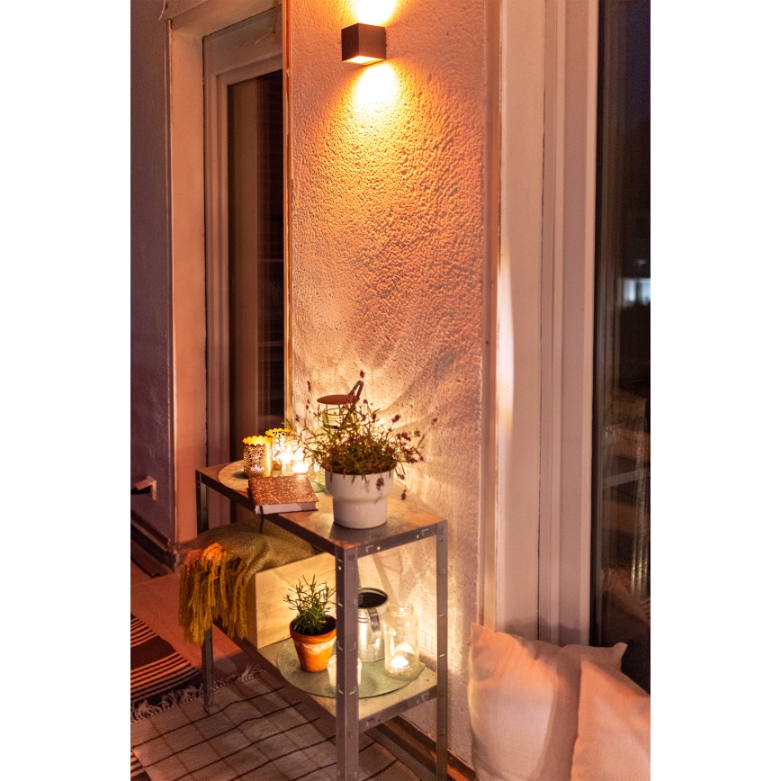 Osram - LED RGBW Димируемо външно стенно осветително тяло SMART+ BRICK LED/14W/230V IP44 Wi-Fi