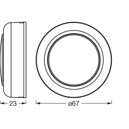 Osram - RGBW LED димируема сензорна ориентационна лампа SMART+ DOT-IT LED/0,5W/3,7V 300 mAh