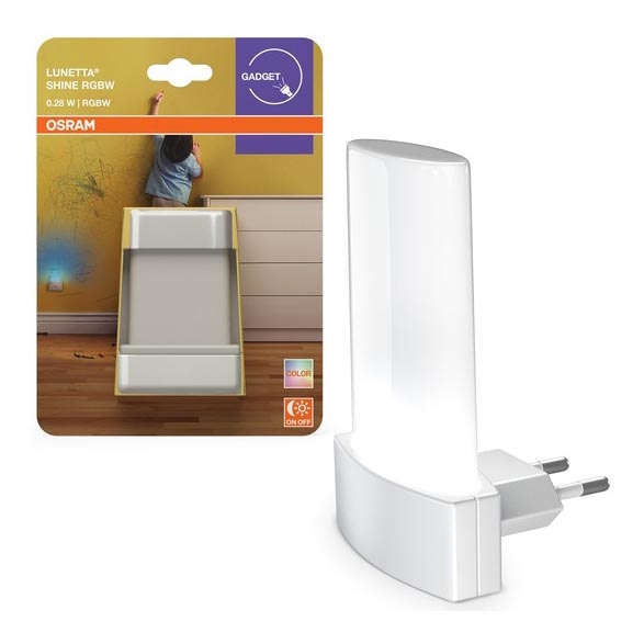 Osram - LED RGBW Нощна лампа с сензор LUNETTA LED/0,28W/230V