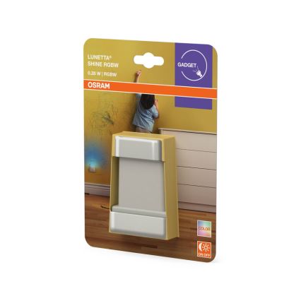 Osram - LED RGBW Нощна лампа с сензор LUNETTA LED/0,28W/230V