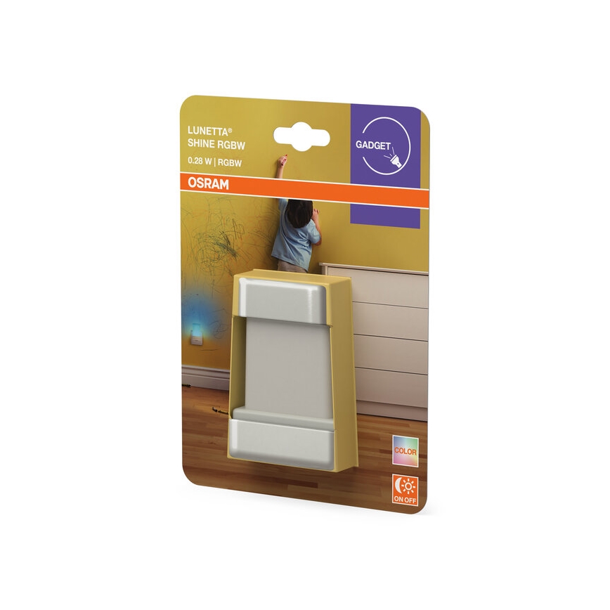 Osram - LED RGBW Нощна лампа с сензор LUNETTA LED/0,28W/230V