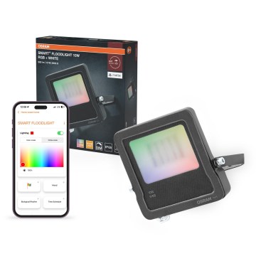 Osram - LED RGBW прожектор SMART+ FLOODLIGHT с възможност за димиране, 10W/230V, IP65, Wi‑Fi