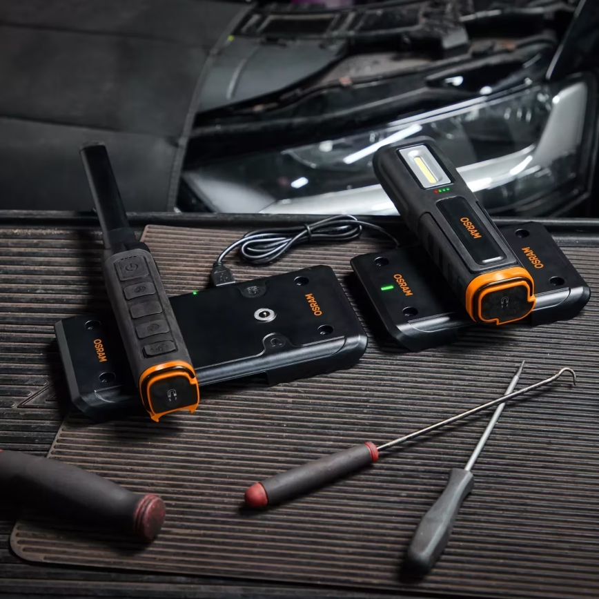 Osram - LED димируема акумулаторна работна лампа LEDINSPECT WIRE-FREE SLIM 600 LED/5W/3,7V IP54