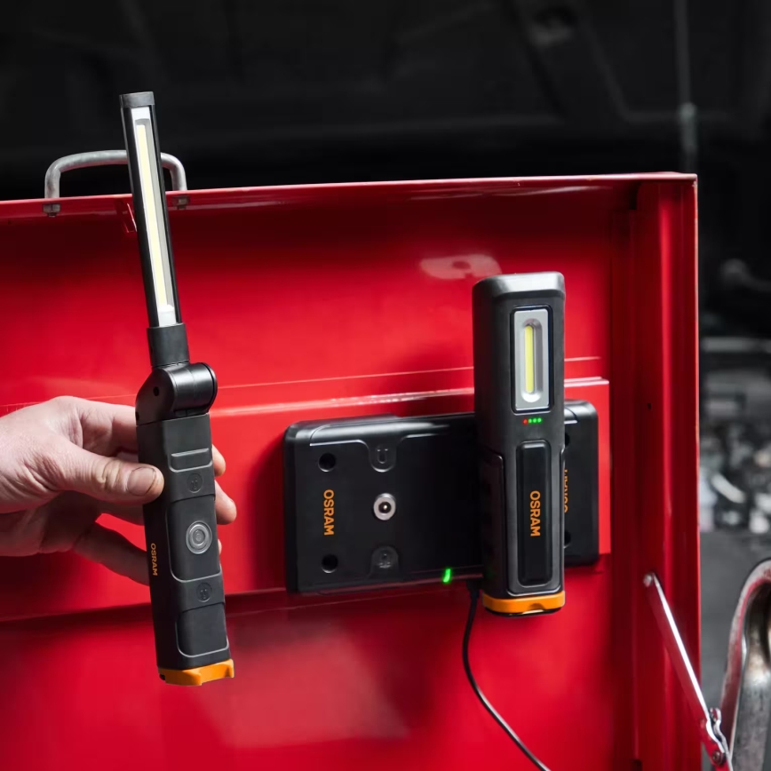 Osram - LED димируема акумулаторна работна лампа LEDINSPECT WIRE-FREE SLIM 600 LED/5W/3,7V IP54