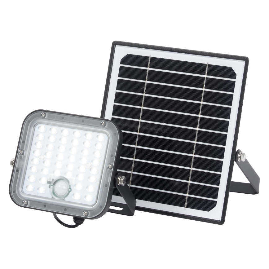 Osram - LED соларен прожектор с възможност за димиране и със сензор ENDURA LED/10W/4,2V 4000K IP65 черен + дистанционно управление