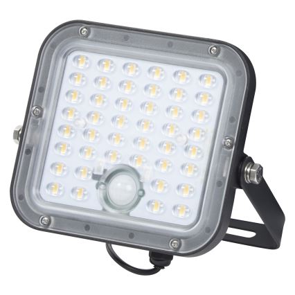 Osram - LED соларен прожектор с възможност за димиране и със сензор ENDURA LED/10W/4,2V 4000K IP65 черен + дистанционно управление
