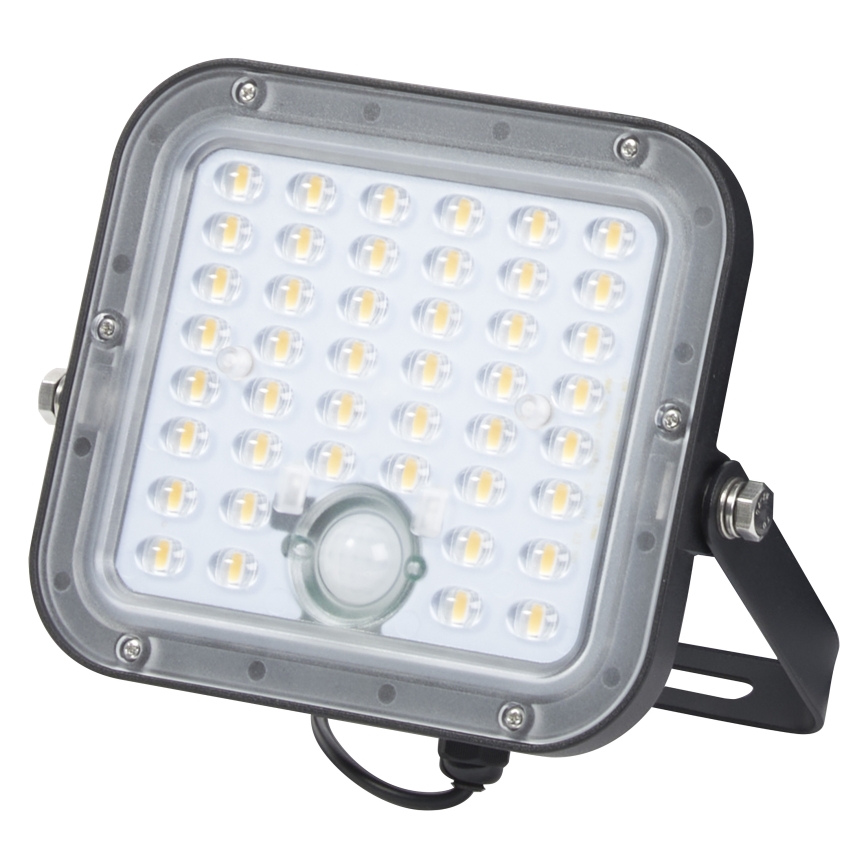 Osram - LED соларен прожектор с възможност за димиране и със сензор ENDURA LED/10W/4,2V 4000K IP65 черен + дистанционно управление
