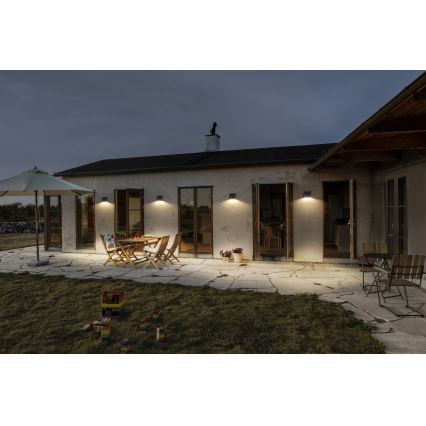 Osram - LED соларен стенен осветител със сензор ENDURA STYLE LED/10,2W/4,2V 2000 mAh IP54 антрацит