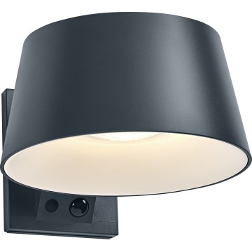 Osram - LED соларен стенен осветител със сензор ENDURA STYLE LED/10,1W/4,2V 2000 mAh IP54 антрацит