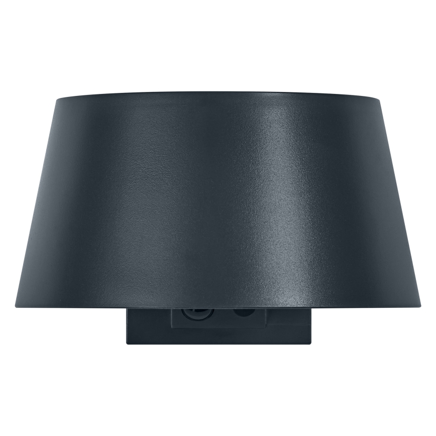 Osram - LED соларен стенен осветител със сензор ENDURA STYLE LED/10,1W/4,2V 2000 mAh IP54 антрацит