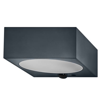 Osram - LED димируемо соларно стеннo осветително тяло със сензор ENDURA STYLE LED/10,7W/4,2V 2000 mAh IP65 антрацит