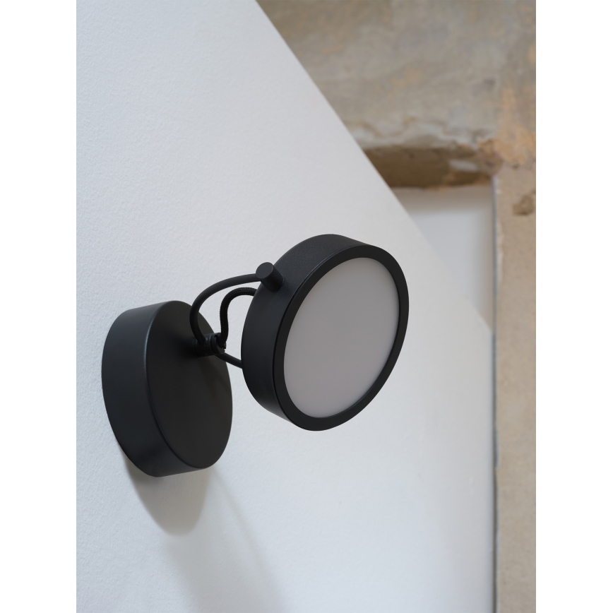 Osram - LED стенен аплик DECOR PUCK LED/11W/230V черен