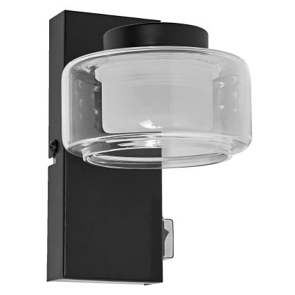 Osram - LED стенно осветително тяло за баня ORBIS FLAME LED/5,5W/230V 3000/4000K IP44 черен