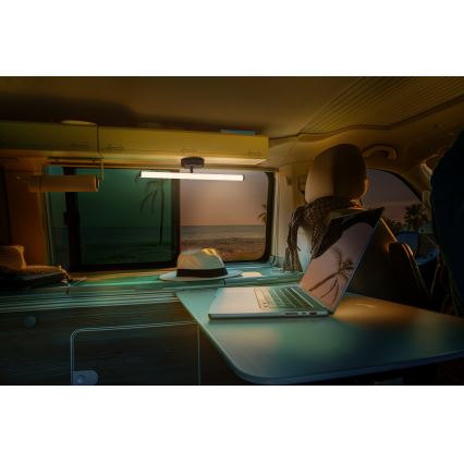 Osram - димируема презареждаема сензорна стенна LED лампа NIGHTLUX LED/1,8W/5V черна