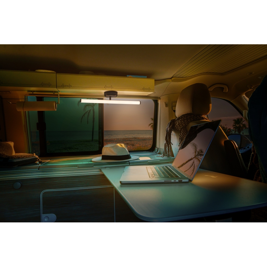Osram - димируема презареждаема сензорна стенна LED лампа NIGHTLUX LED/1,8W/5V черна