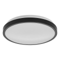Osram - LED таванен осветител за баня DISC LED/18W/230V 3000/4000K Ø 30 см IP44 черен