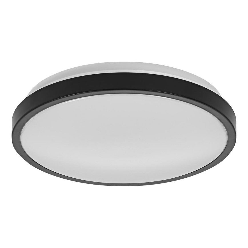 Osram - LED таванен осветител за баня DISC LED/18W/230V 3000/4000K Ø 30 см IP44 черен
