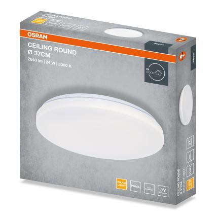 Osram - LED таванен плафон ROUND LED/24W/230V Ø 37 см
