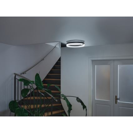 Osram - LED таванно осветително тяло DECOR CIRCLE LED/25W/230V 3000/4000/6500K Ø 40 см черно/бяло