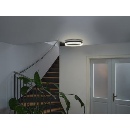 Osram - LED таванно осветително тяло DECOR CIRCLE LED/25W/230V 3000/4000/6500K Ø 40 см черно/бяло