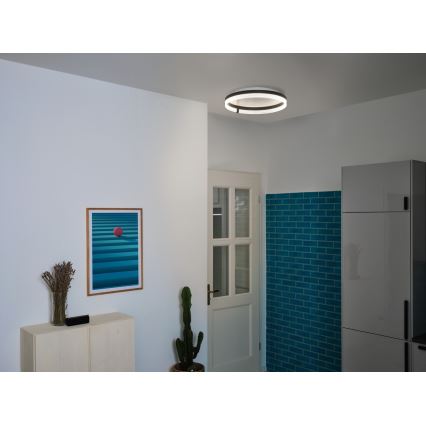 Osram - LED таванен плафон DECOR CIRCLE LED/32W/230V 3000/4000/6500K Ø 50 см черен/бял