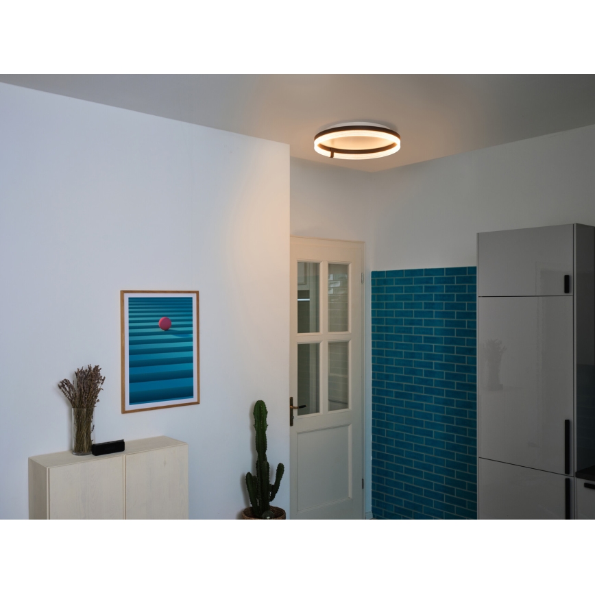 Osram - LED таванен плафон DECOR CIRCLE LED/32W/230V 3000/4000/6500K Ø 50 см черен/бял