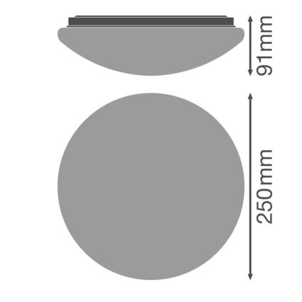 Osram - LED таванно осветително тяло ESSENTIAL LED/13W/230V 6500K Ø 25 см