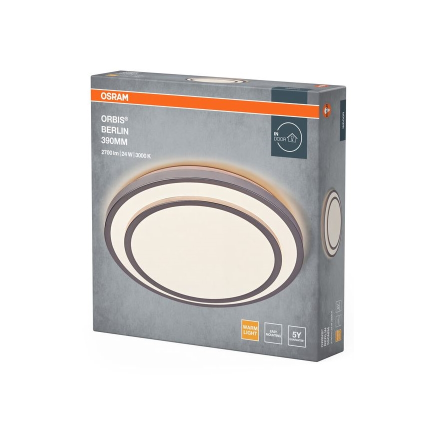 Osram - LED таванно осветително тяло ORBIS BERLIN LED/24W/230V Ø 39 см