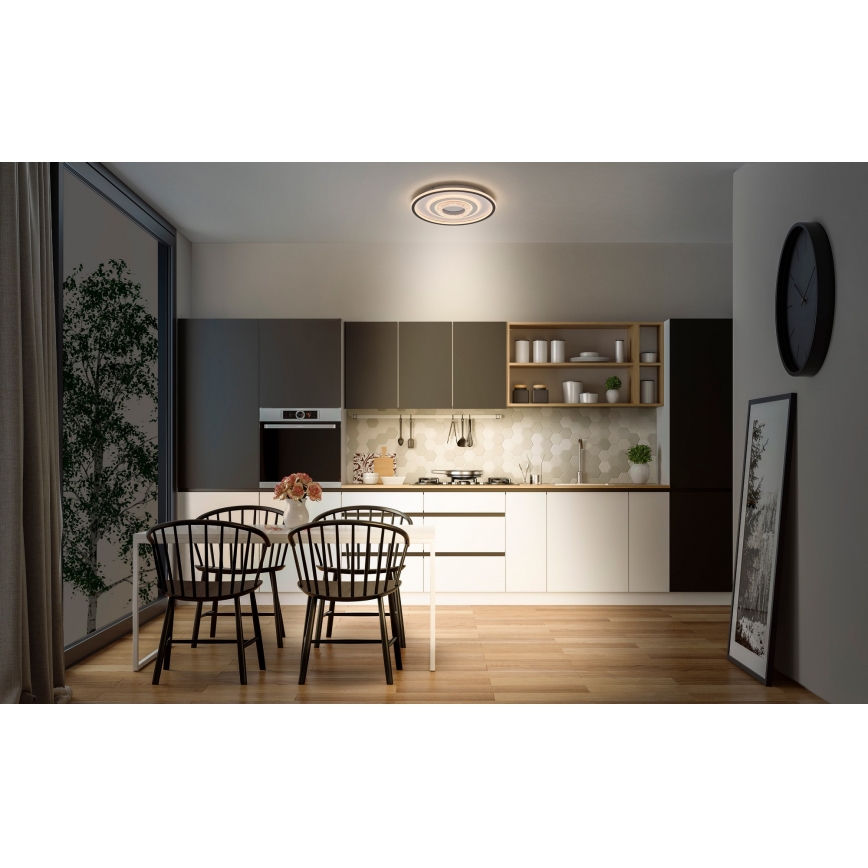 Osram - LED таванно осветително тяло ORBIS CRISTALLY LED/50W/230V 2700/4000/6000K диаметър 43 см бял/черен