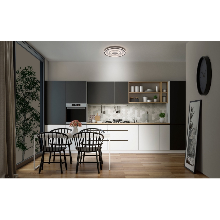 Osram - LED таванно осветително тяло ORBIS CRISTALLY LED/50W/230V 2700/4000/6000K диаметър 43 см бял/черен