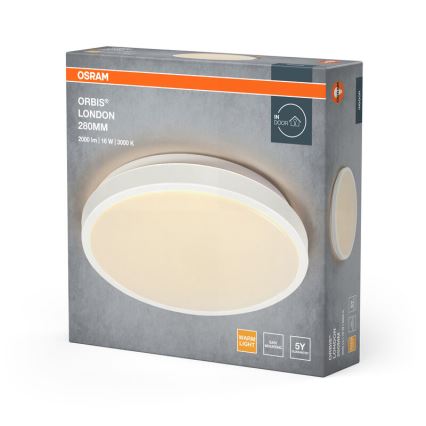 Osram - LED таванно осветително тяло ORBIS LONDON LED/16W/230V Ø 28 см бяло