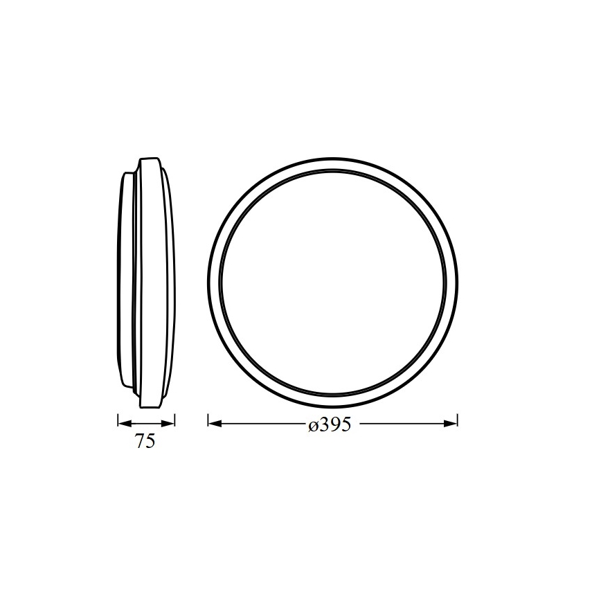 Osram - LED таванно осветително тяло ORBIS LONDON LED/24W/230V Ø 39,5 см бяло