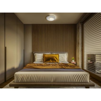 Osram - LED таванно осветително тяло ORBIS SPIRAL LED/27W/230V Ø 40 см бяло